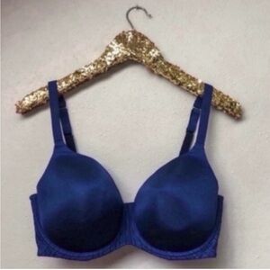 Plus Size True & Co. Navy Blue Ultimate Coverage Bra